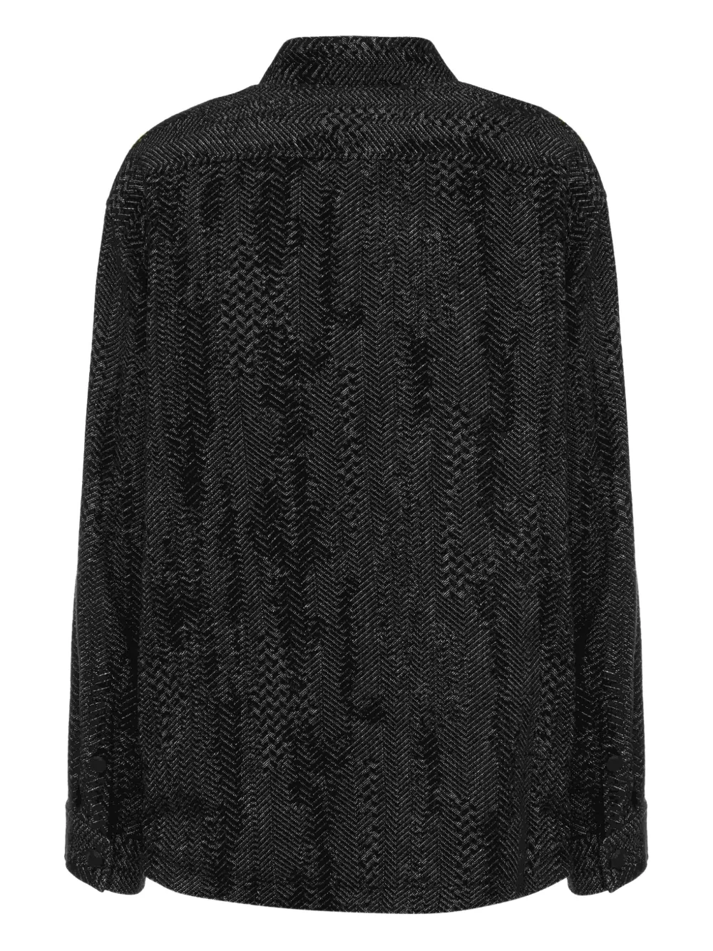 Just Cavalli herringbone zip-front jacket | Shirt Jackets | Image 2