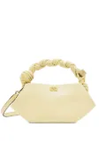 GANNI mini Bou twisted-handle bag - Yellow
