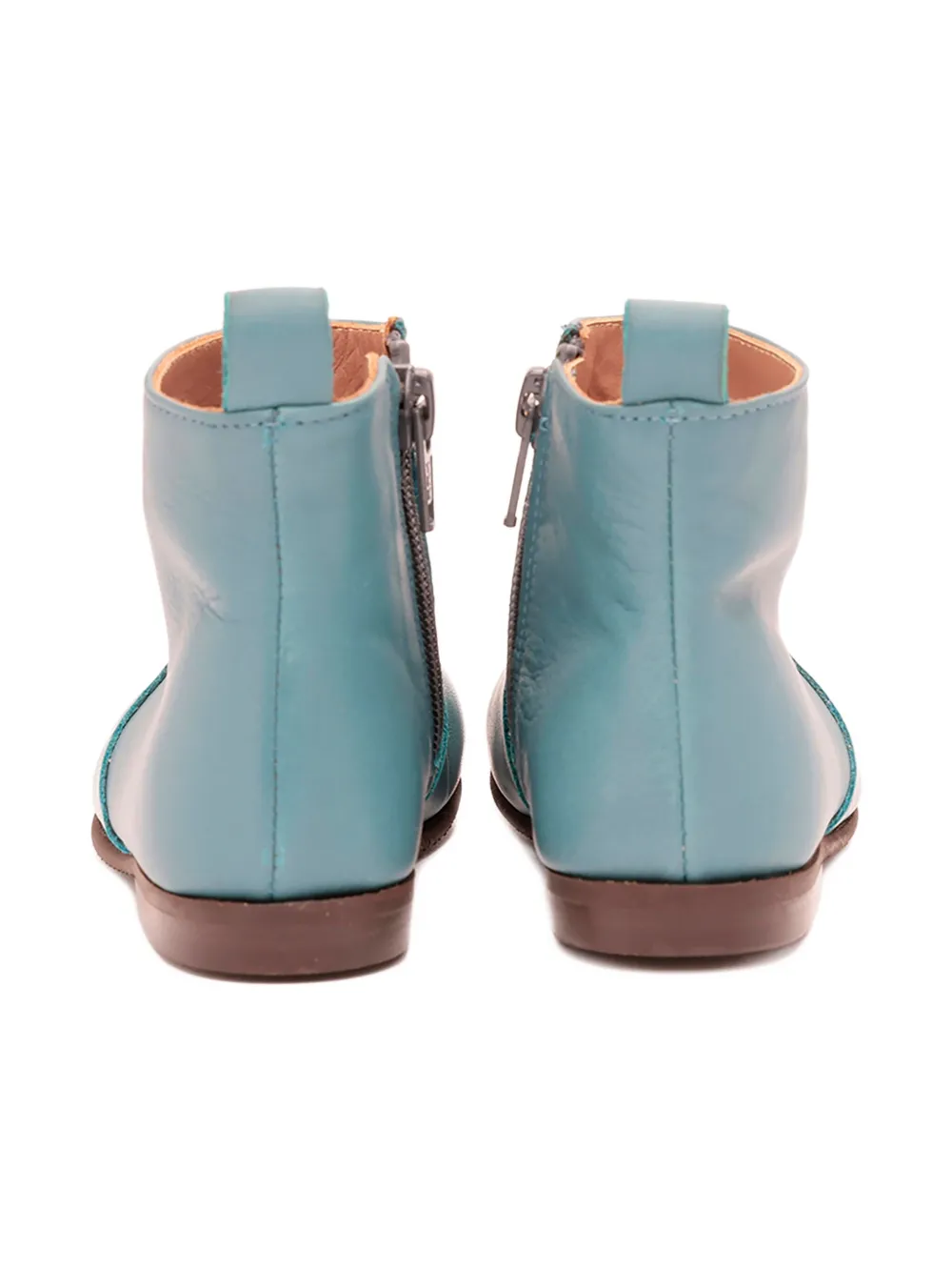 Pèpè leather ankle boots Blue