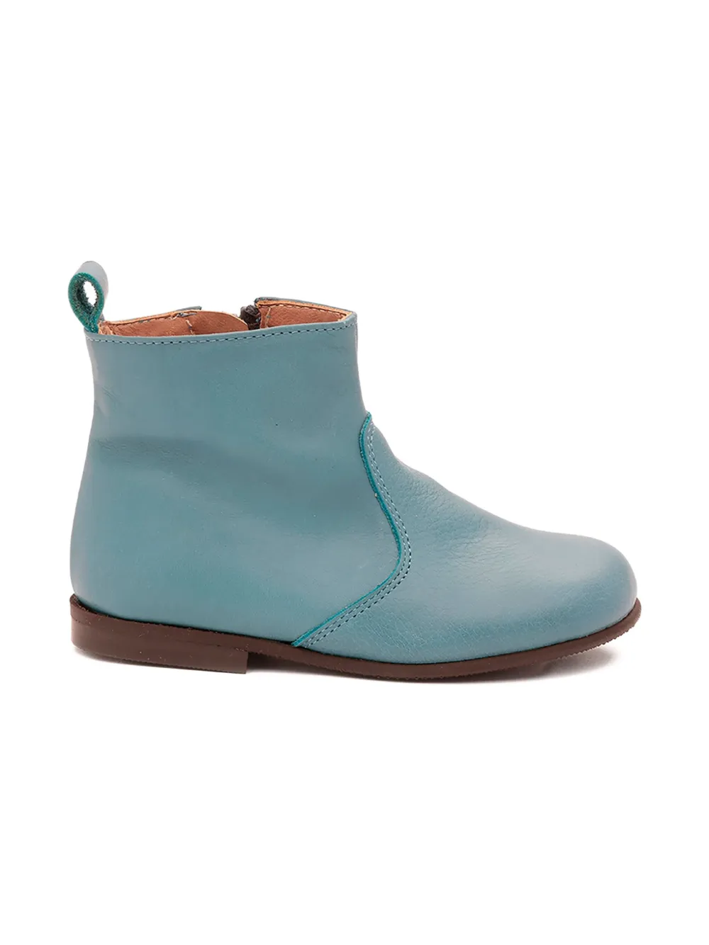 Pèpè leather ankle boots Blue