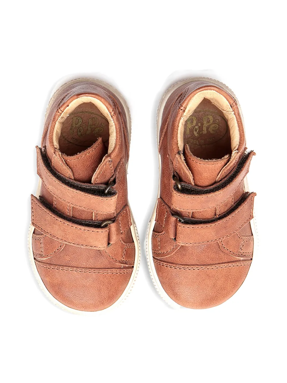 Pèpè Touch-strap High-top Sneakers In Pink