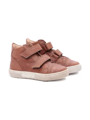 ぺぺったL Pèpè Leather Strapped Sneakers | Blue | FARFETCH HK