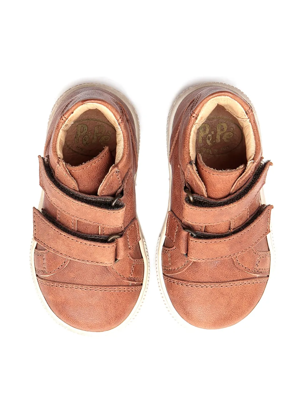 Pèpè touch-strap high-top sneakers Pink