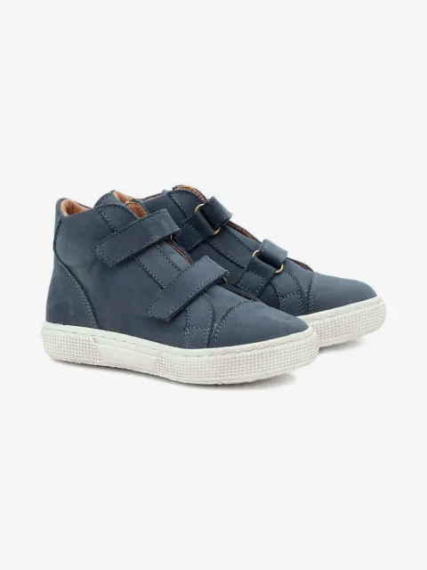Pèpè leather strapped sneakers