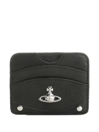 Vivienne Westwood Half Moon Card Holder | Black | FARFETCH CZ