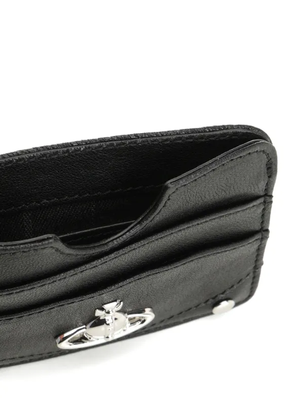 Vivienne Westwood◆ハーフムーン フラット カードホルダー Vivienne Westwood Half Moon Card Holder | Black | FARFETCH