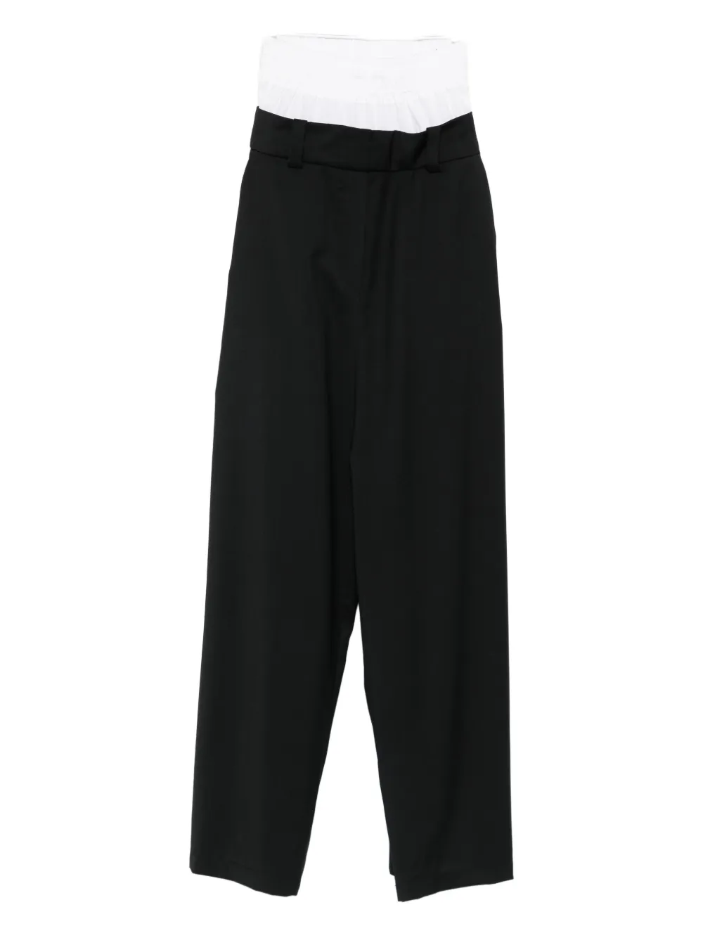 Vestiaire d'un Oiseau Libre elasticated-waistband trousers - Nero