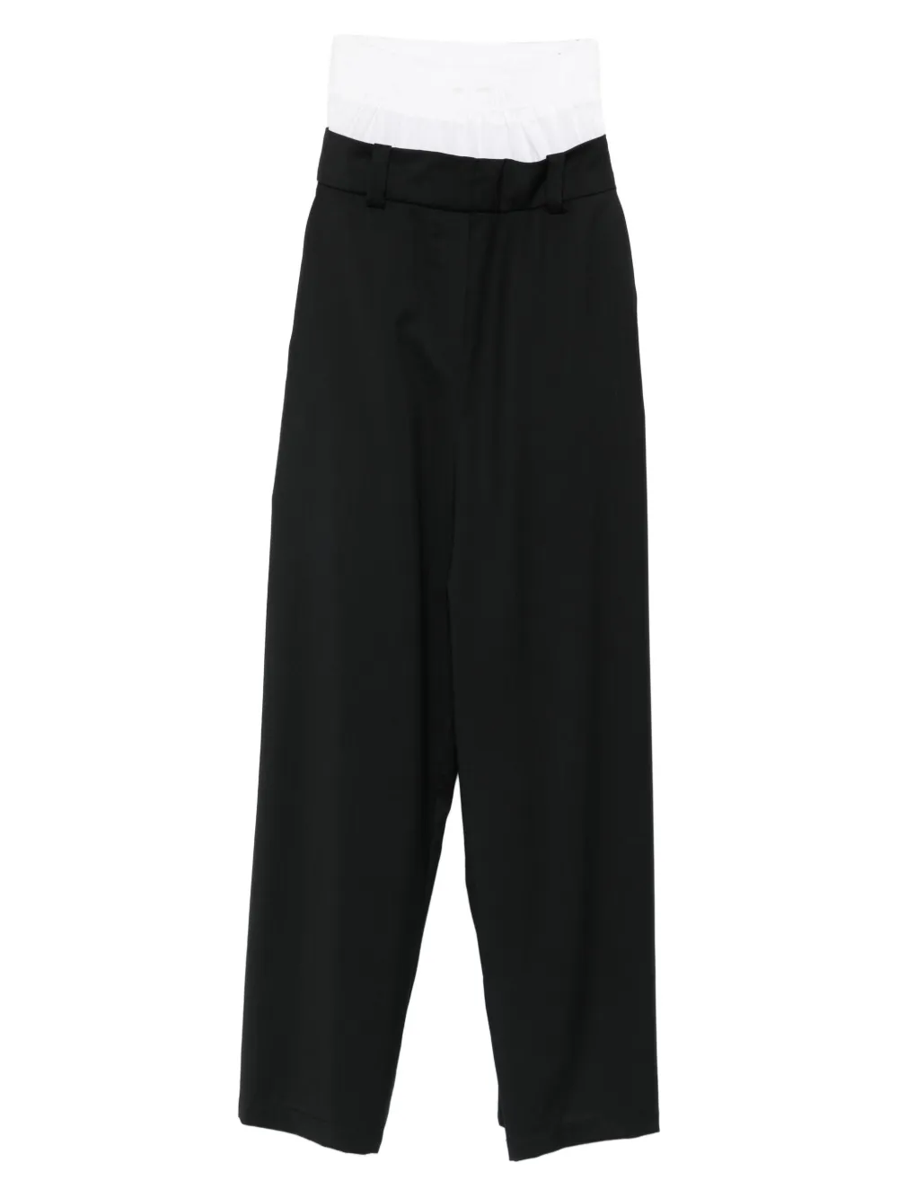 Vestiaire d'un Oiseau Libre Broek met elastische tailleband Zwart