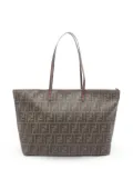 Fendi Pre-Owned 2000-2010 Medium Zucca Coated Canvas Roll tote bag - Brown