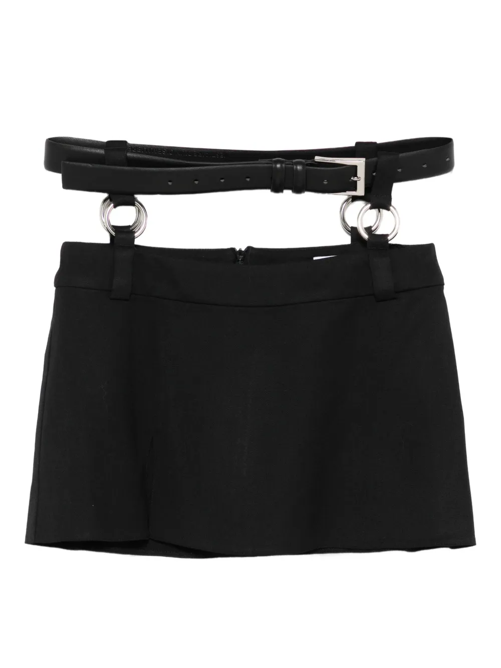 Vestiaire d'un Oiseau Libre Mini-rok met ring Zwart