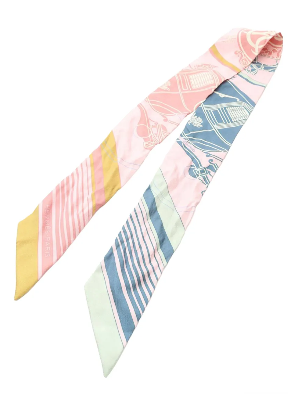 20th Century Ex Libris Silk Twilly Scarf scarves