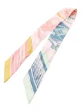 Hermès Pre-Owned 20th Century Ex Libris Silk Twilly Scarf scarves - Multicolour