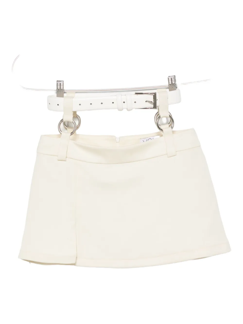 Vestiaire D'un Oiseau Libre Belted Mini Skirt In Neutral