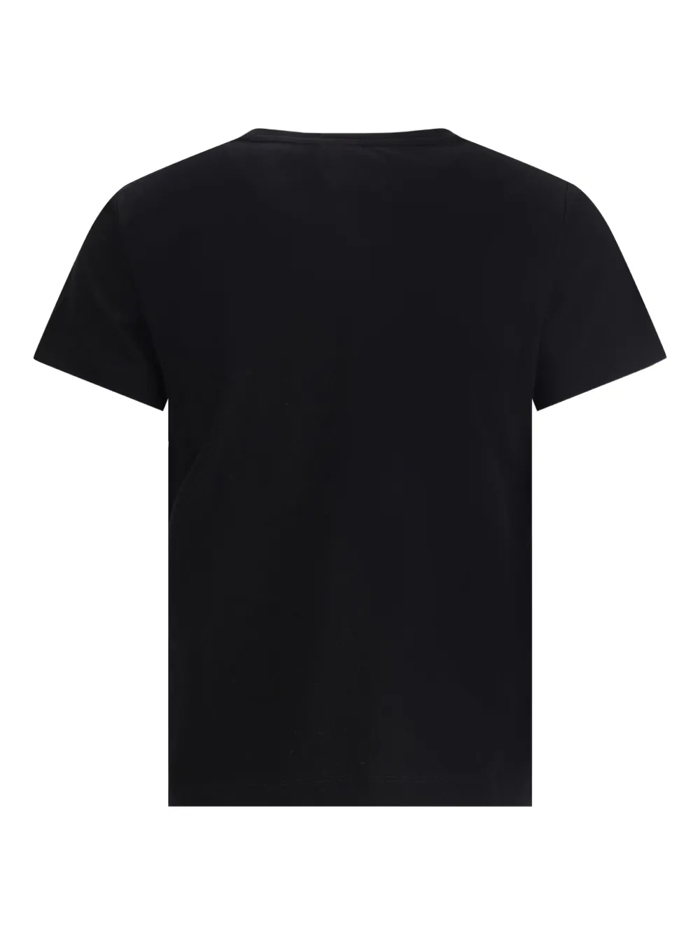PINKO crystal-embellishment logo T-shirt Zwart