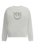 PINKO crystal-embellishment sweatshirt - White