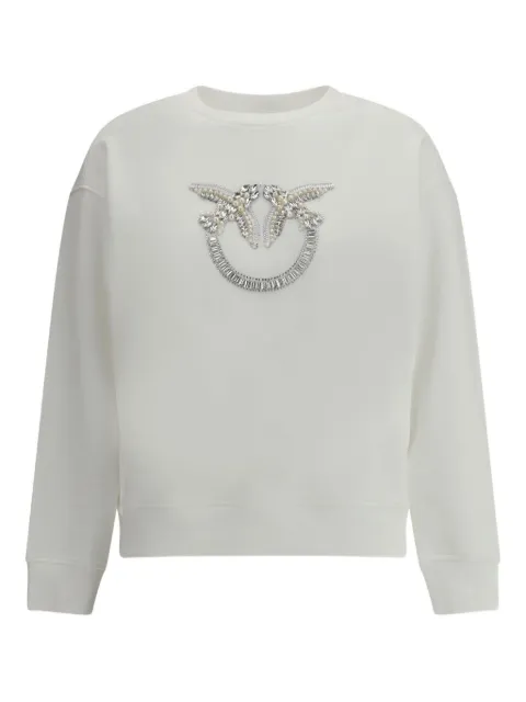 PINKO crystal-embellishment sweatshirt