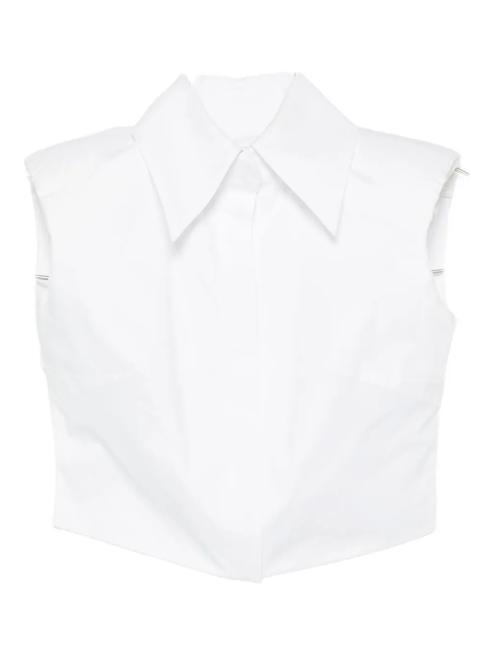 Vestiaire d'un Oiseau Libre point-collar shirt - Bianco