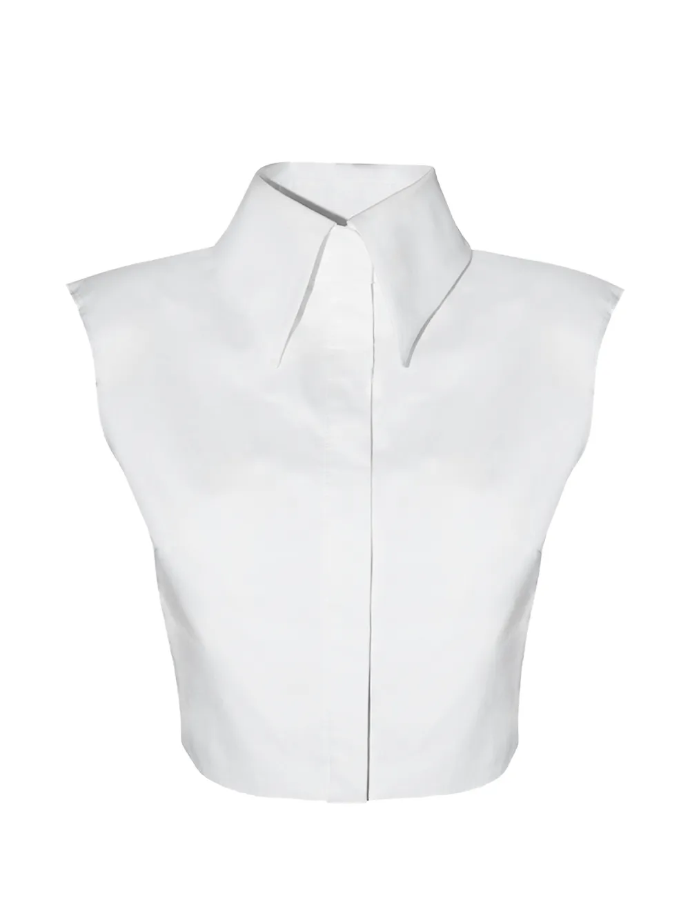 Vestiaire d'un Oiseau Libre point-collar shirt - Weiß