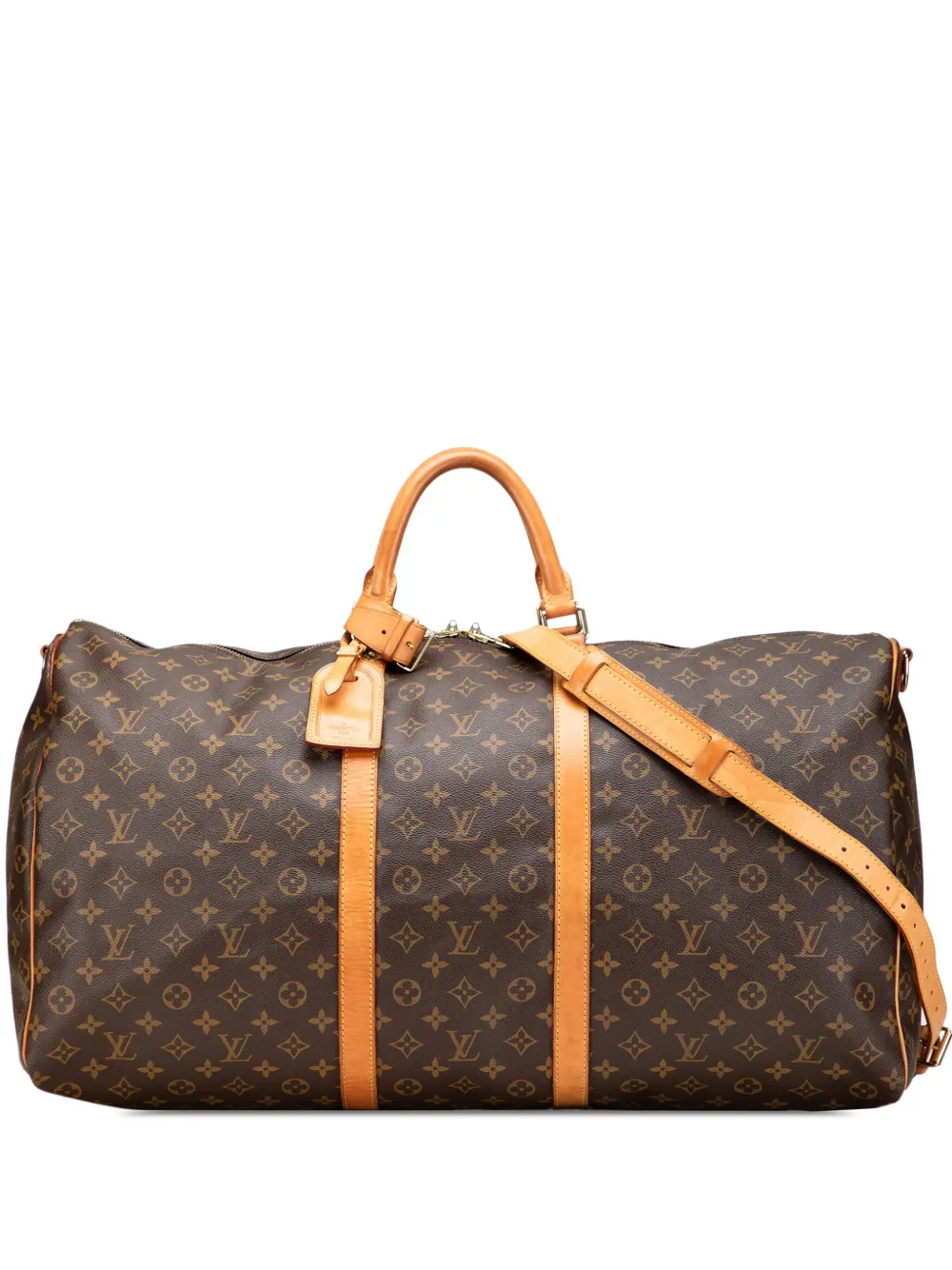Louis Vuitton Pre-Owned 1995 Monogram Keepall Bandouliere 60 travel bag | Brown | Image 1