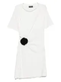 ROSERRY rose-detail mini dress - White