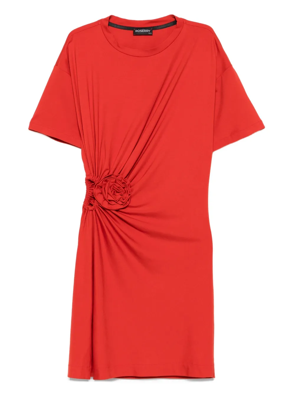 ROSERRY Carmen rose-detail ring-detail mini dress | Red | Image 1