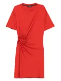 ROSERRY Carmen rose-detail ring-detail mini dress - Red