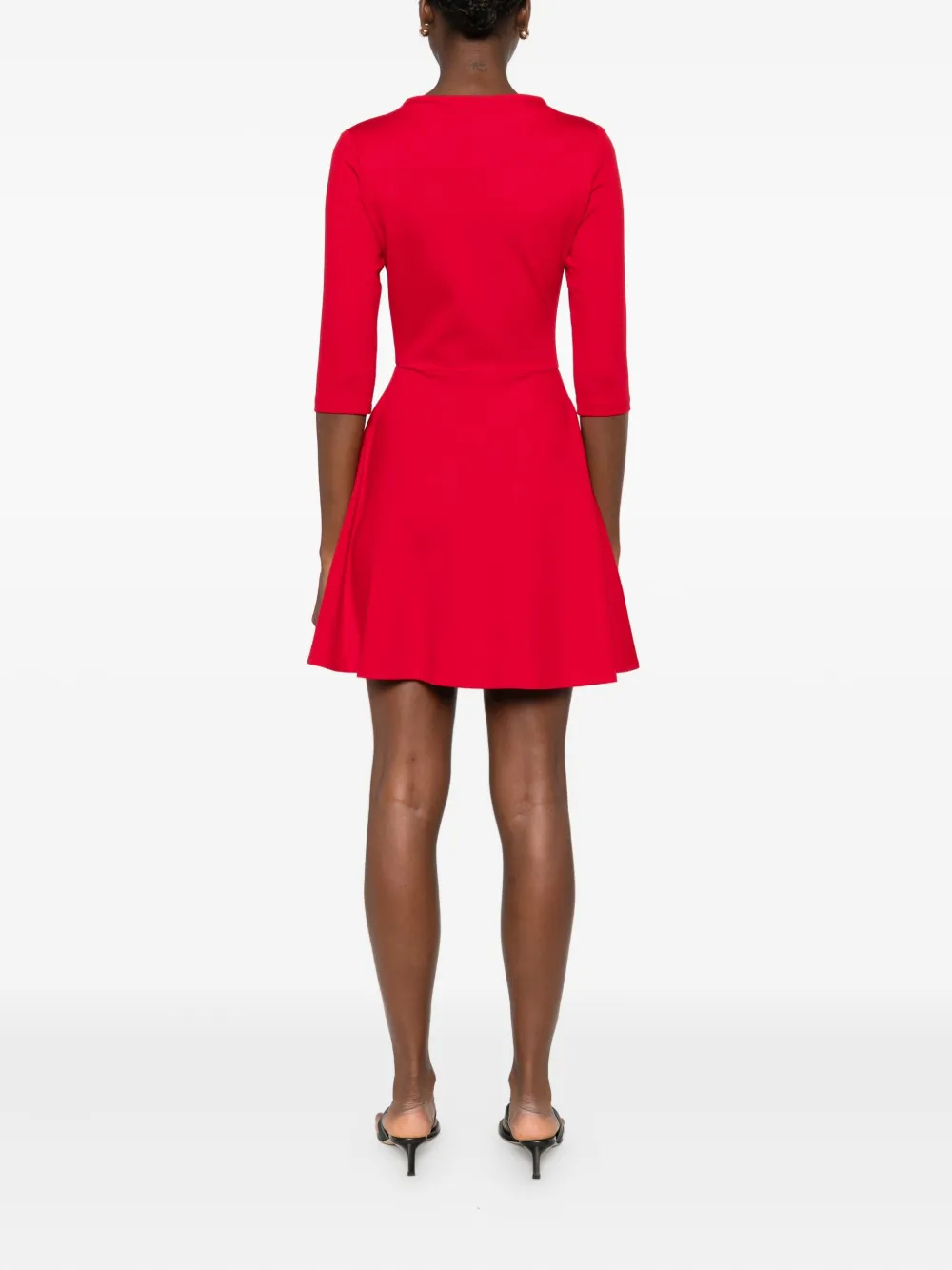 ROSERRY Chelsea mini-jurk met diagonale rits Rood