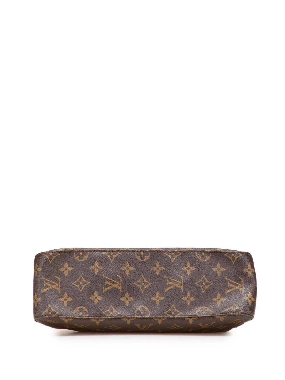 Pre-owned Louis Vuitton 2003 Monogram Mini Looping Shoulder Bag In Brown