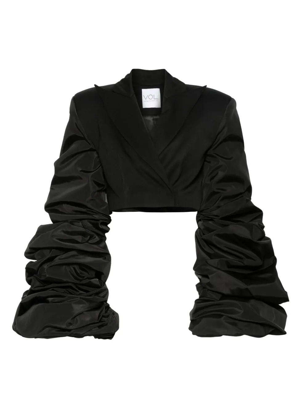 Vestiaire d'un Oiseau Libre puffed-sleeve jacket | Black | Image 1