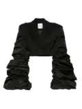 Vestiaire d'un Oiseau Libre puffed-sleeve jacket - Black
