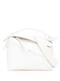 Loewe Pre-Owned 2022 Small Calfskin Puzzle Edge satchel - White