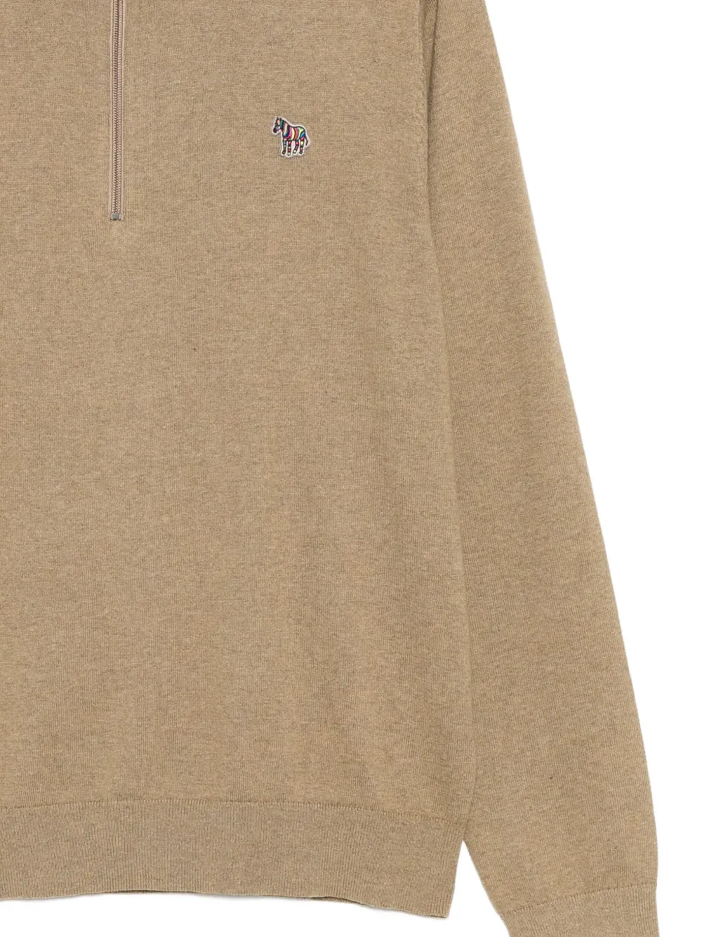 PS Paul Smith Trui met halve rits Bruin