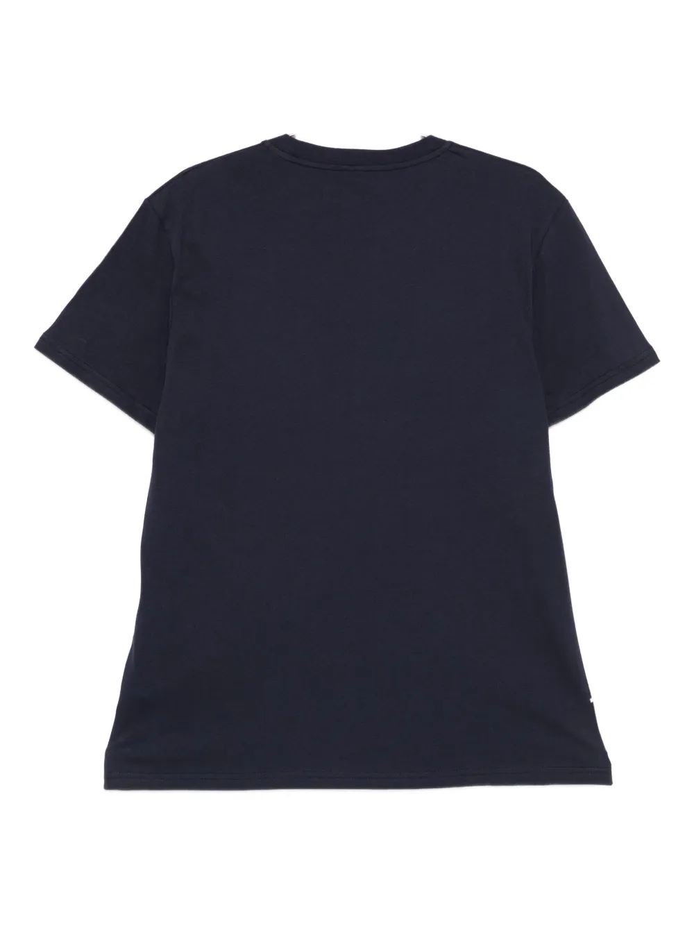 Moschino logo-detail cotton T-shirt - Blauw