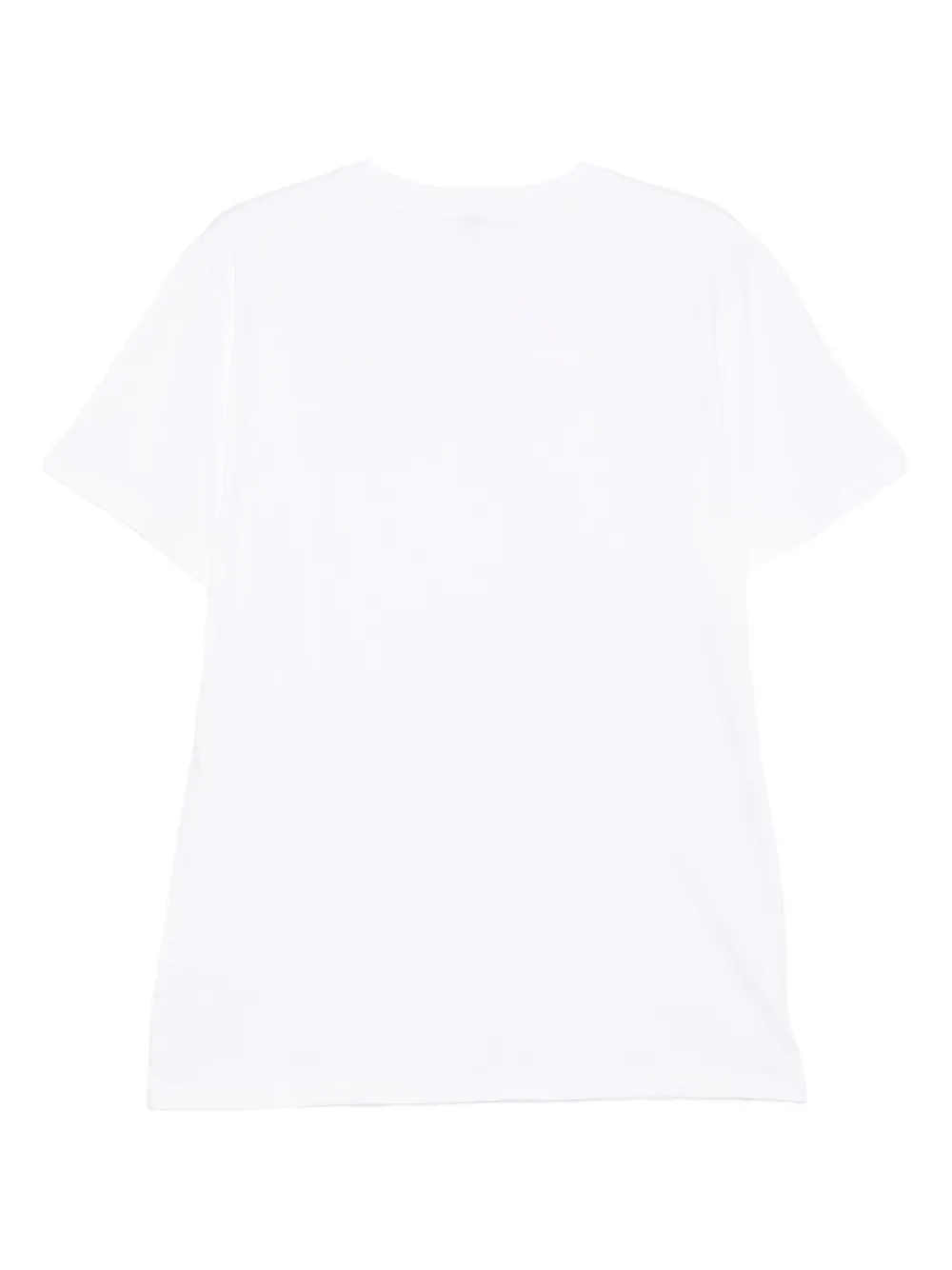 Moschino Katoenen T-shirt met logoprint - Wit