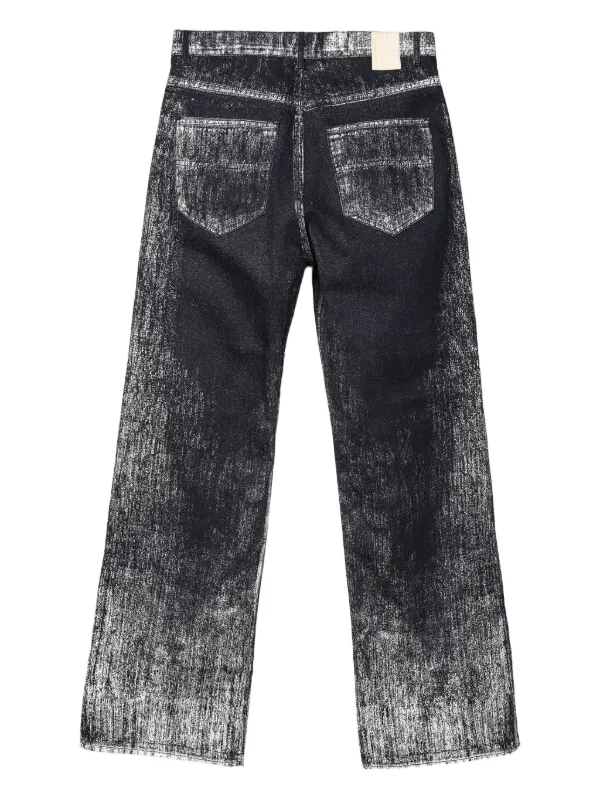 CamperLab acid-wash Effect straight-leg Jeans | ブラック