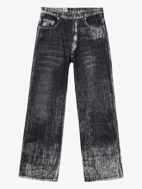 CamperLab acid-wash effect straight-leg jeans