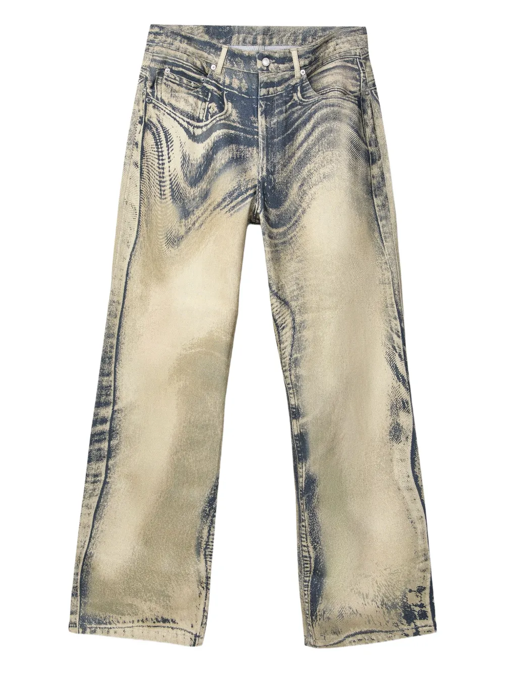 Camperlab Sand Blasted-effect Jeans In Multi