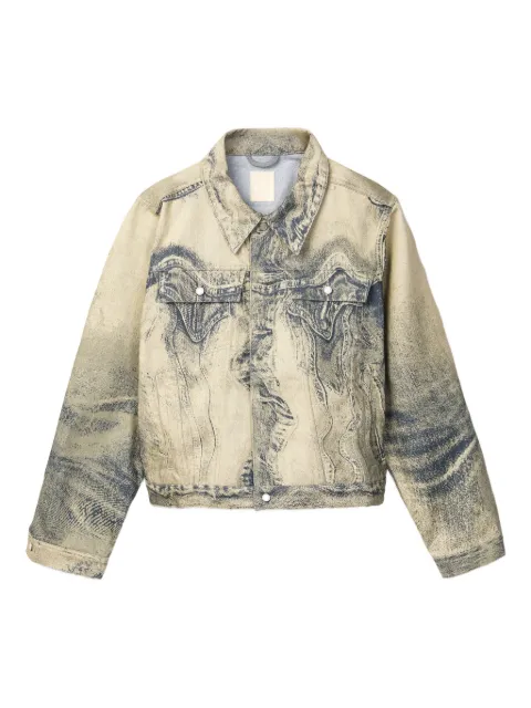 CamperLab sand blasted-effect denim jacket