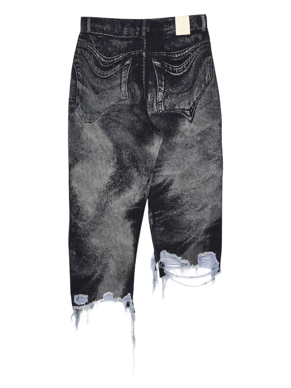 CamperLab acid-wash frayed denim skirt | Women | Image 2