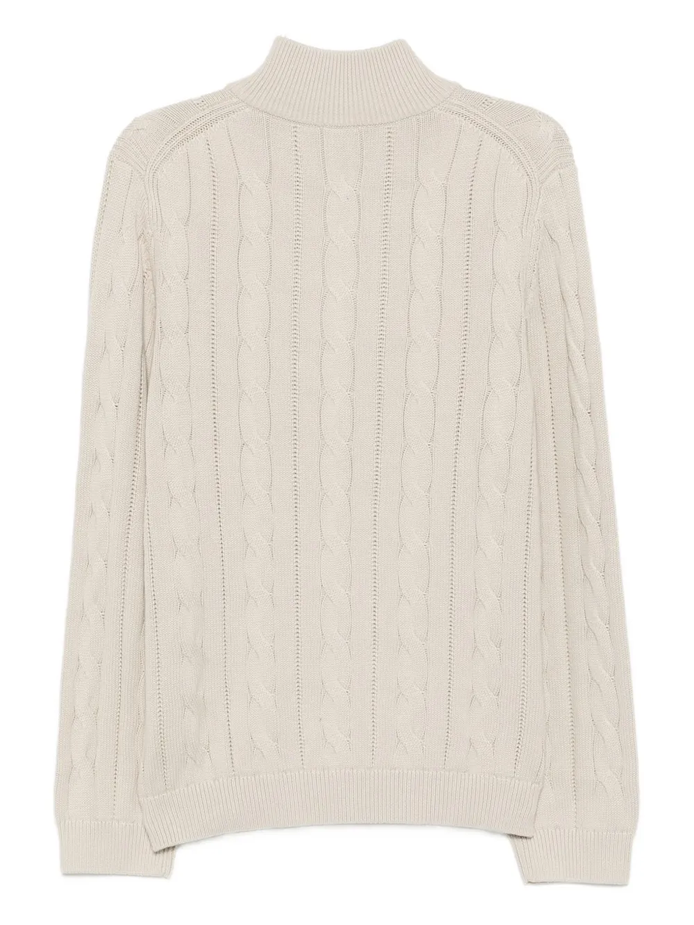 Ps By Paul Smith Cable-knit Jumper In Neutral
