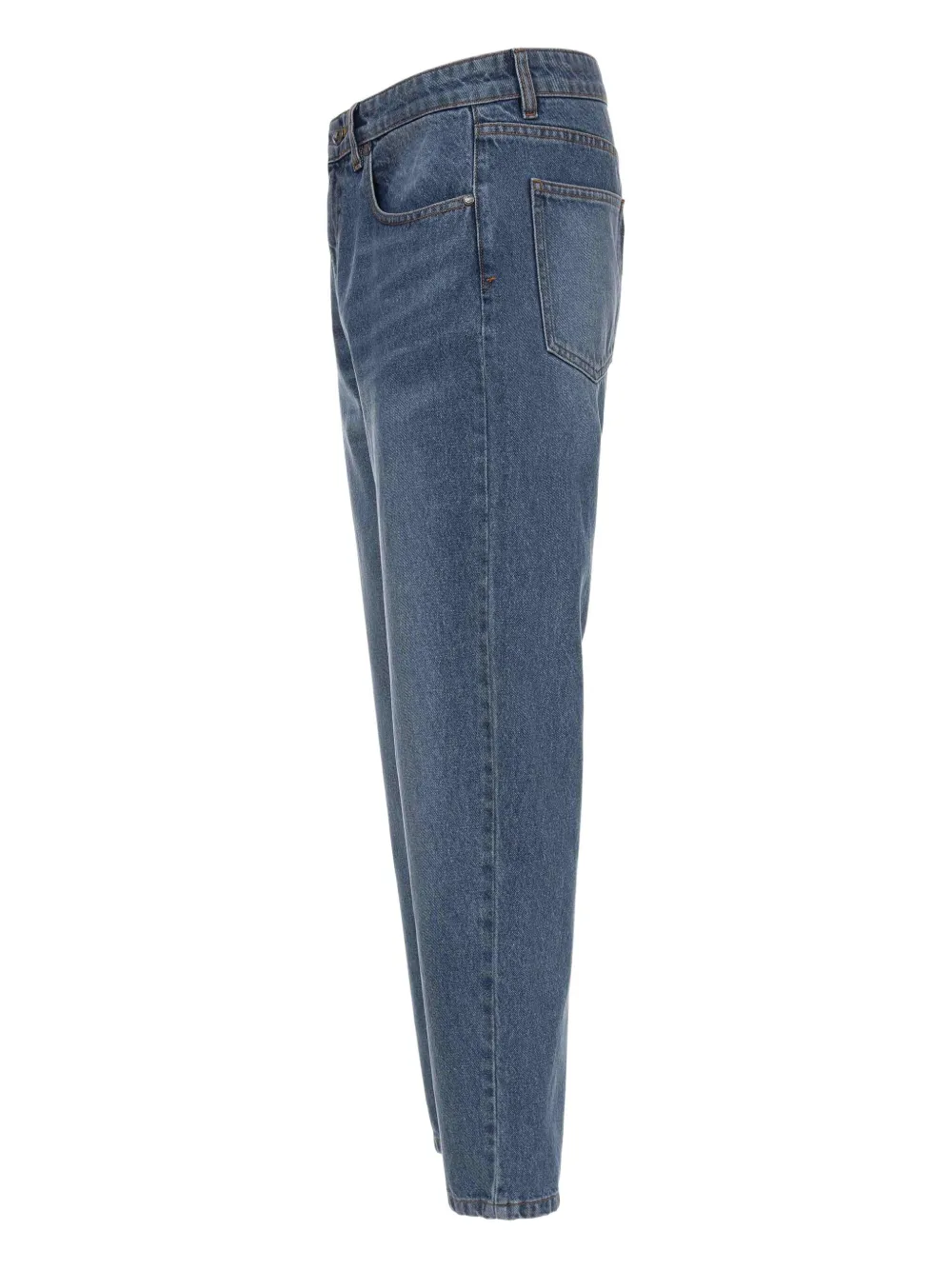 Just Cavalli Logo-embroidered Jeans In Blue