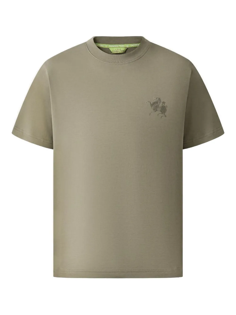 Shanghai Tang T-shirt con logo - Grigio