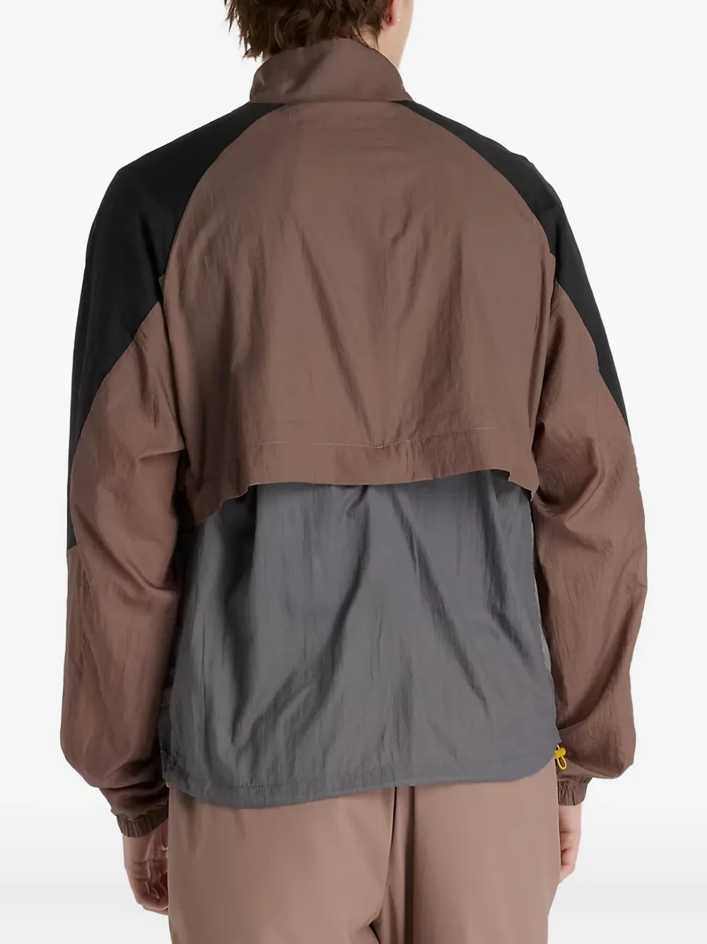 New Balance Colour-blocked Half-zip Windbreaker In Multi