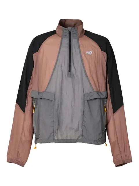 New Balance colour-blocked half-zip windbreaker