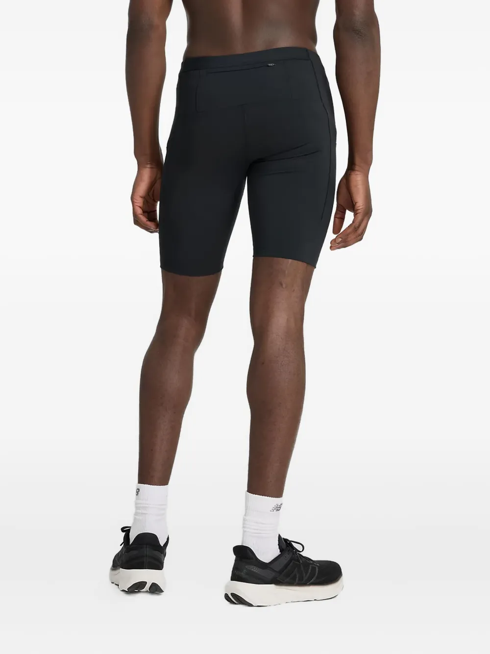 New Balance Drawstring Pocket Leggings In Black
