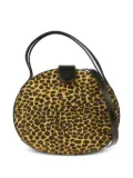 Loewe Pre-Owned 1990-2000s leopard-print round 2way tote bag - Brown
