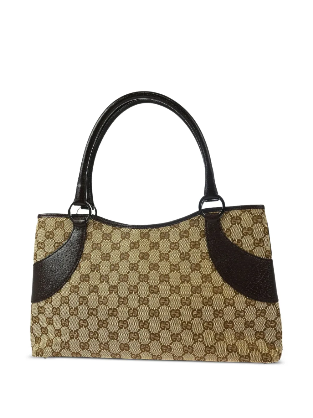 Gucci Pre-Owned 1990-2000s GG monogram leather-trim tote bag | Pre-Owned | Image 2
