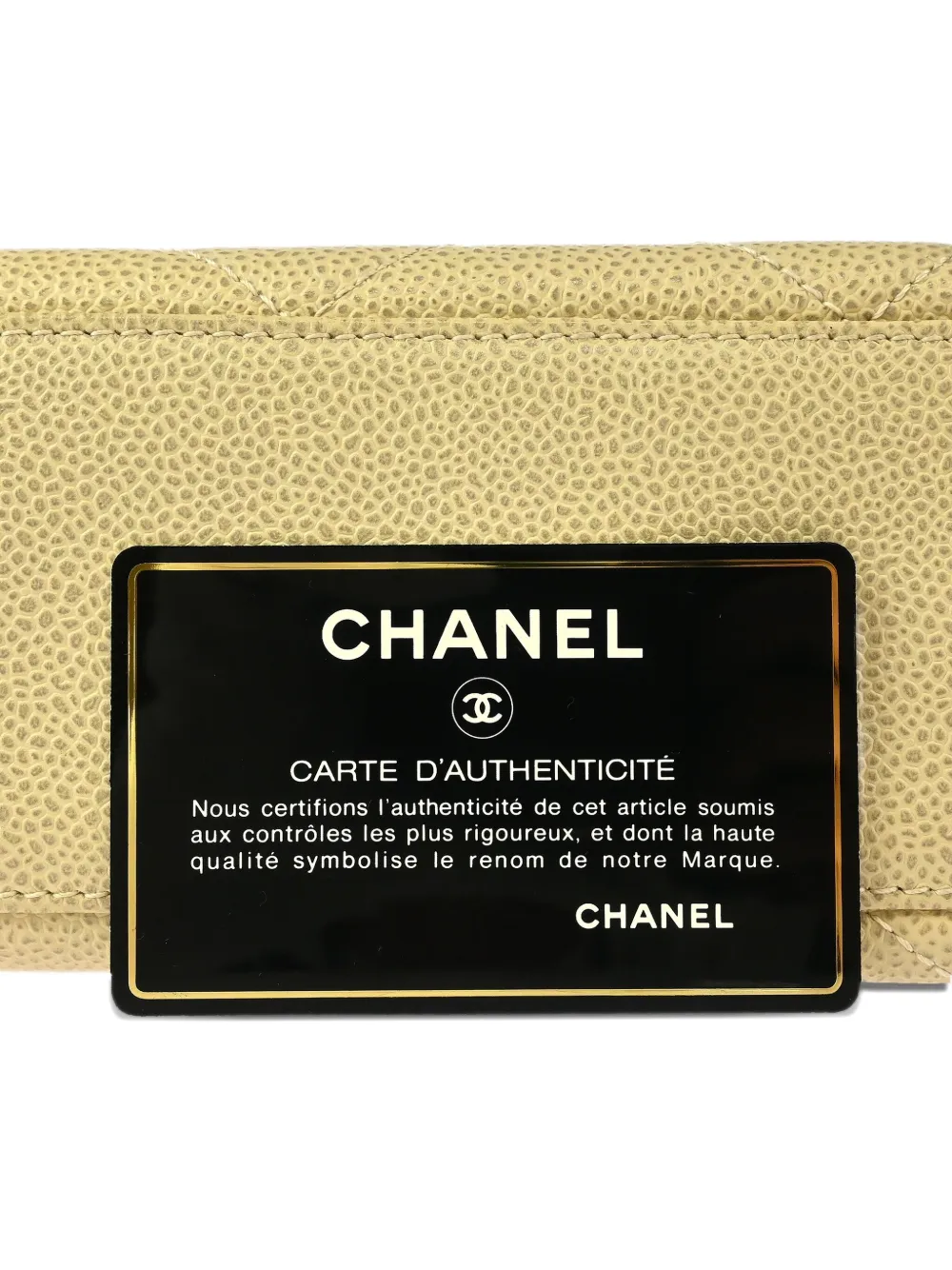 Pre-owned Chanel 2000 Quilted Leather Chain Handbag In Neutral