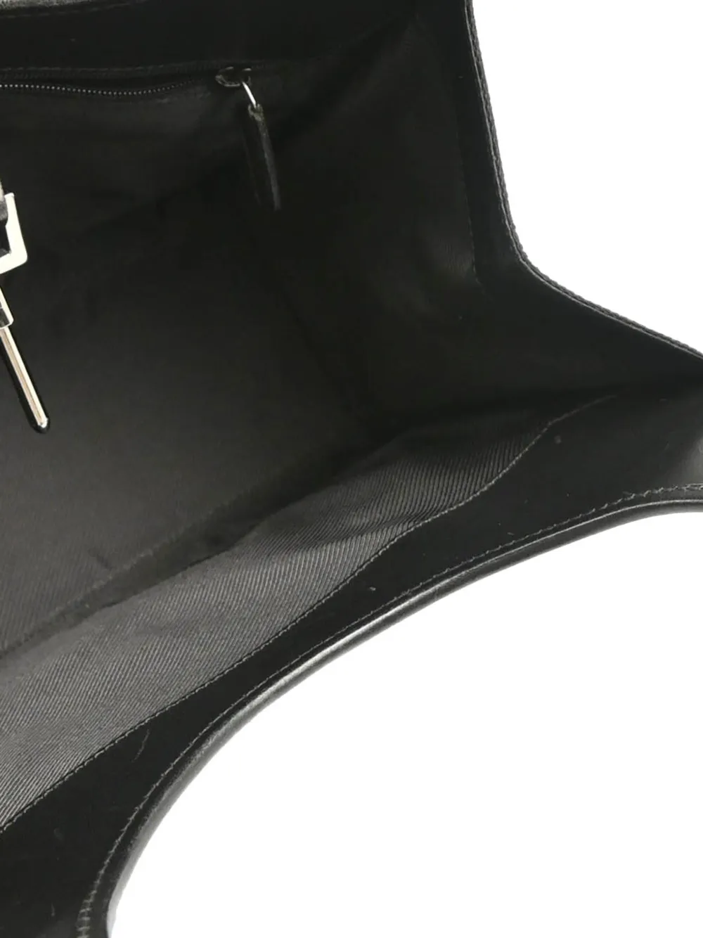 Pre-owned Gucci 1990-2000s Jackie Gg-monogram Tote Bag In Black