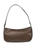 Céline Pre-Owned 1990-2000s Macadam-patterned shoulder bag - Brown